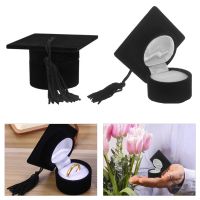 Graduation Hat 2022 Storage Rings Boxes Decorations Necklace Jewelry Grad Ideas Cap Velvets