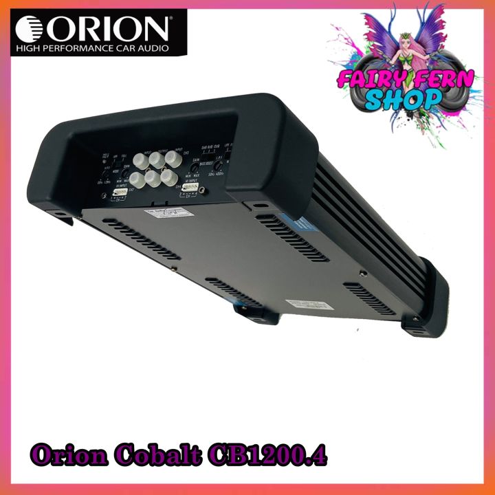 orion-cobalt-cb1200-4-แอมป์ขยายเสียง-4-ch-class-ab-1200-วัตต์-ตอบสนองความถี่-10000-36000เฮิร์ต-เพาเวอร์แอมป์รถยนต์สัญชาติอเมริกัน-ของแท้-พาวเวอร์แอมป์รถยนต์