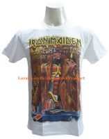 เสื้อวง IRON MAIDEN ไอเอิร์นเมเดน ไอร่อน ไซส์ยุโรป เสื้อยืดวงดนตรีร็อค เสื้อร็อค  PTA8178 ราคาคนไทย