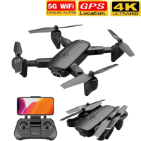 F6 GPS 4K Dual Camera HD Wide Angle 5G WiFi Live Video FPV Follow Me Optical Flow Foldable RC Quadrotor Professional Toys