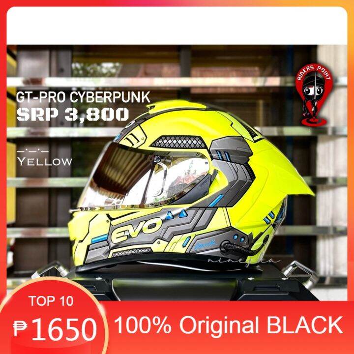 Legit Evo Gt Pro Cyberpunk Yellow Full Face Helmet Lazada Ph