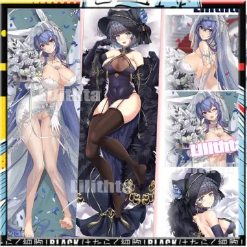 Game Azur Lane USS NEW JERSEY Bunny Girl Dakimakura 2WAY Hugging Body  Pillow Case Japanese Anime