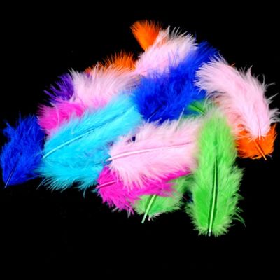 100PCs 7-10 cm Multicolor Feathers Puffy Wedding Filler Decoration Jewelry Accessories