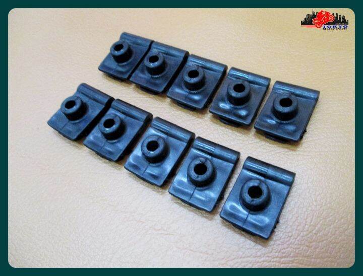 toyota-ln50-ln56-dust-protector-outer-lockimg-clip-black-set-10-pcs-กิ๊บล๊อคบังฝุ่นนอก-สีดำ-10-ตัว-สินค้าคุณภาพดี