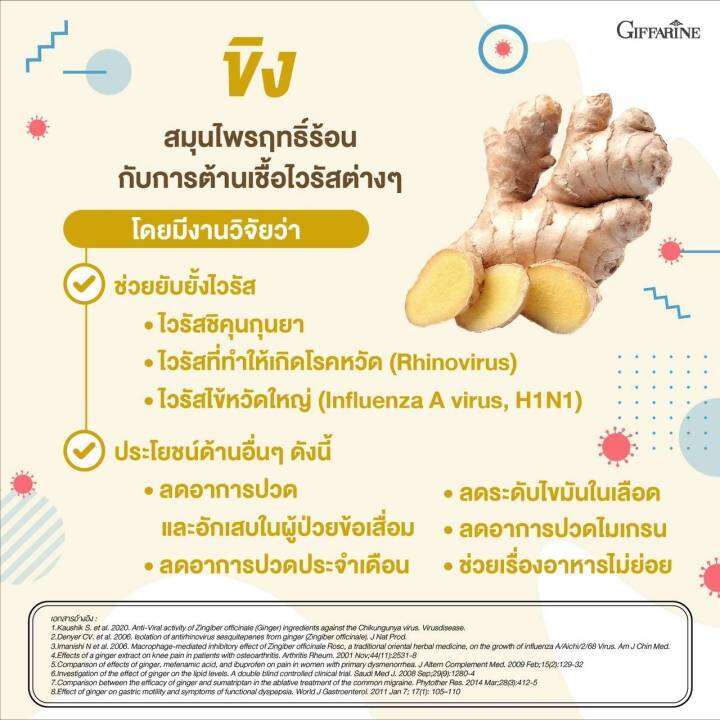 giffarine-ginger-กิฟฟารีน-เครื่องดื่มผงสำเร็จรูป-น้ำขิง-ผสมแอล-คาร์นิทีน-ช่วยขับลม-แก้ท้องอืด-ท้องเฟ้อ