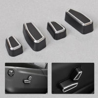 2021beler 4pcs Front Seat Adjustment Switch Cover Decoration for Jeep Grand Cherokee Patriot Chrysler 300C 2011 2012 2013 2014 2015