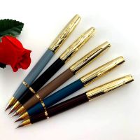 Yong Sheng 601A piston type Retro fountain ink pen Double beads Engraved cap  vacuum calligraphy gift ink window  stationery  Pens