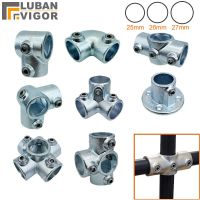 Super Strong Bea,Cast Iron Pipe Connector Inner28mm For 25Mm Tube Galvanized Round Pipe Fittings Tube Fastener DIY Bed Desk