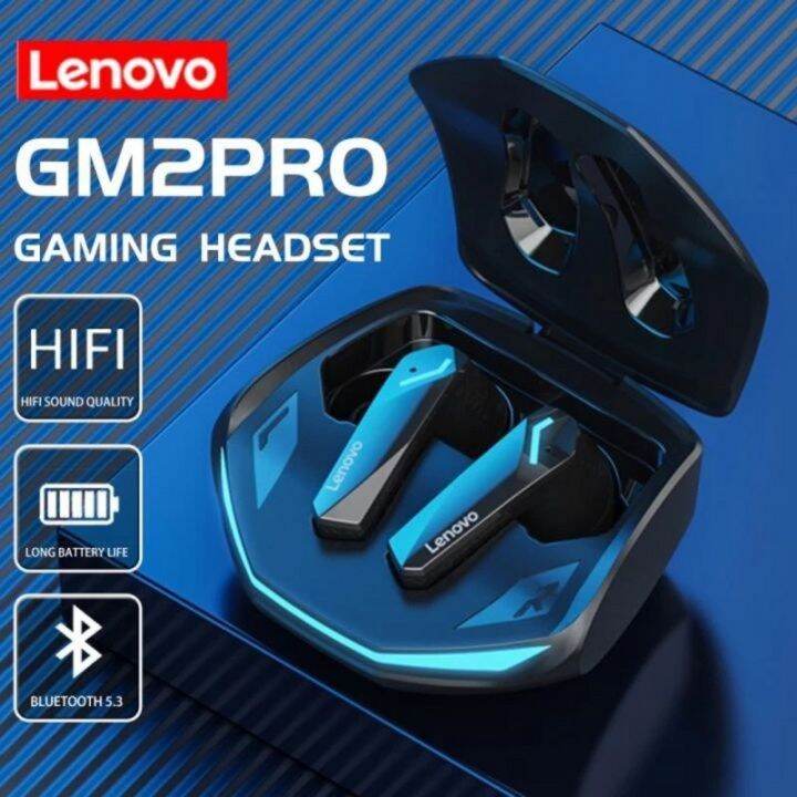 Original Lenovo GM2 Pro Bluetooth 5.3 Headset with Microphone Low ...