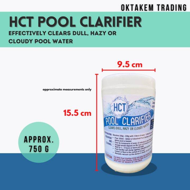 Pool Clarifier HCT 750grams for Pool Use Oktakem The New Lazada PH