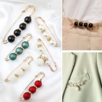 Web celebrity accept waist change pin prevent exposed brooch waistband tightened around artifact pearl decoration pins