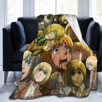 2023 in stock Plush Bed Lightweight Blankets Hypoallergenic Attack On Titan Jean Better Relaxing Kids Adults All Season   YQ，Contact the seller to customize the pattern for free