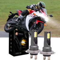 มาใหม่ล่าสุด2x H7ไฟหน้ารถมอเตอร์ไซค์แบบ LED หลอดไฟสำหรับ Yamaha YZF R1 2007-2014 YZF R3 2015-2017 Bright 6000K หลอดไฟหน้าอุปกรณ์เสริม