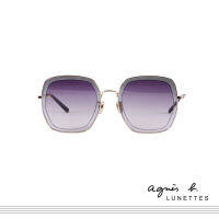 Agnès b -Rectangle oversized sunglasses แว่นตากันแดดแอกเนส บี ทรงสี่เหลี่ยม Oversized