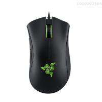 Razer DeathAdder Essential เมาส์แบบมีสายเมาส์สำหรับเล่นเกมส์เหมาะกับสรีระศาสตร์พร้อมเซ็นเซอร์6400DPI ออปติคอล5ปุ่มตั้งโปรแกรมได้สีขาว (รุ่น2021)