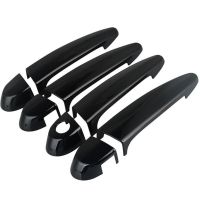 4Pcs ABS Carbon-Fiber Exterior Door Handle Cover Trim Gloss Black With Tape For BMW E87 E90 E91 E92 E93 F30 X1 X2 X3 X4 X6