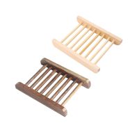 10pcs Soap Dishes Natural Wood Soap Tray Holder Dish Storage Bath Shower Plate Home Bathroom Wash Soap Holder Organizer Soap Dishes