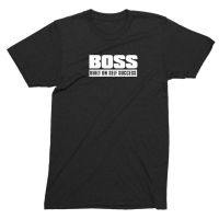 Kaos เสื้อยืด ผ้าฝ้าย ลาย DISTRO BOSS KAOS BOSS COMBED 30S 24S สีดํา