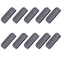 10Pcs Black Plastic Humbucker Pickup Covers Lid Shell Top for 5 String Bass Guitar