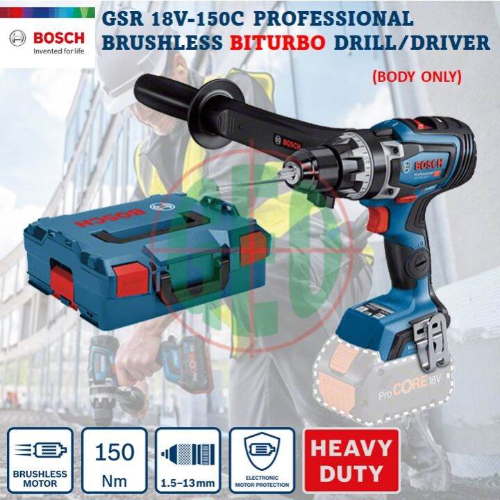 Bosch Gsb 18v 150c Professional Biturbo Cordless Impact Drill Driver