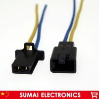 Black 2.8mm 2 pin Electrical Connector plug with 10CM copper wire for E-BikeMotorcycleMotorbikecar etc