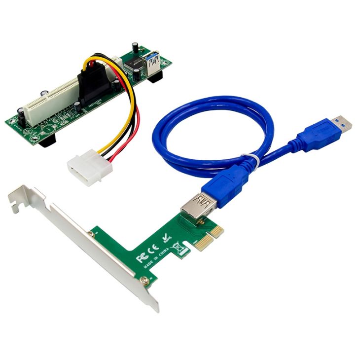 pci-express-to-pci-adapter-card-pcie-to-pci-slot-expansion-card-with-4-pin-sata-power-cable-connector-for-pc