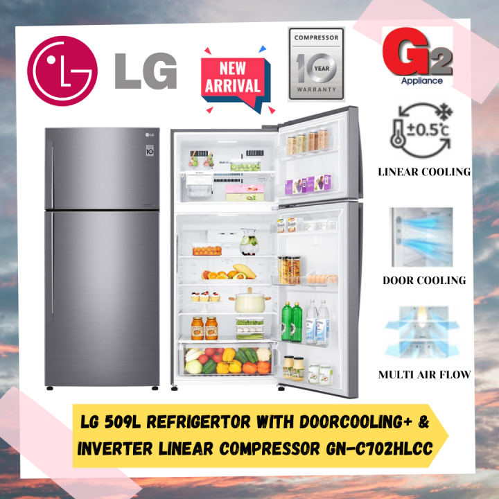 LG REFRIGERATOR 5 STAR (Gross 509L) with DoorCooling+