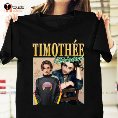 Timothee Chalamet T-Shirt Chalamet Shirt Cotton Tshirts For Short Sleeve Funny Tee Shirts Xs-5Xl Christmas Gift Streetwear