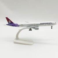 20ซม. 1:400ขนาด B777เครื่องบินฮาวายสายการบินอากาศยานด้วยของเล่นโมเดลอัลลอยชุดเกียร์ลงจอดสำหรับคอลเลกชัน