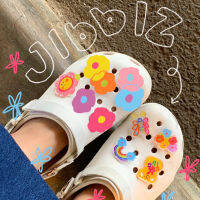 jibbiz rimtang flower amuse ตัวติดรองเท้า crocs