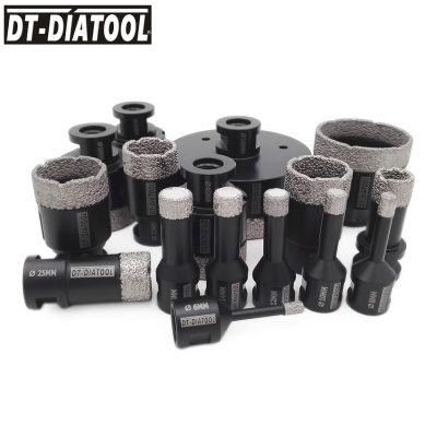 DT-DIATOOL 1pc Diamond Drill Bits Drilling Porcelain Tile Granite Marble Hole Saw Stoneware Angle Grinder M14 Thread Core Bits