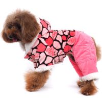 Winter Dog Clothes Jumpsuit Chihuahua Yorkshire Puppy Clothing Small Dog Costumes Garment Pomeranian Schnauzer Pug Pet Outfit