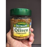 ?Import for U? Feinkost Dittmann Oliven Tapenada Grun ซอสมะกอกเขียว ไฟน์คอสดีทแมน130 กรัม