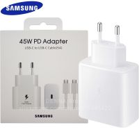 Samsung R PD 45W 25W Type C Ur Super Fast Charging 2.0 Cargador Galaxy S23 S20 S22 S21อัลตร้าบวก S8 10แท็บ