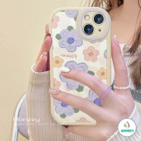 Chic Stylish Matte Floral Flower Oil Painting Phone Case Compatible for IPhone 13 12 11 Pro Max X XR 8 7 Plus Smooth Ultra Slim Shockproof Soft TPU Back Cover