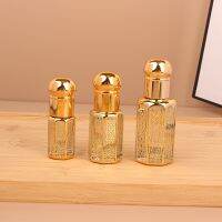 【YF】◊✱  3ml/6ml/12ml Roll Glass Bottle Colorful Gold Luxury Refillable Perfume