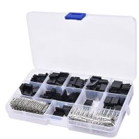 620pcs 2 3 4 pin Dupont connector wire cable connectors 2.54 mm Jumper Header Housing Kit Male Crimp Pins Female Pin Terminal