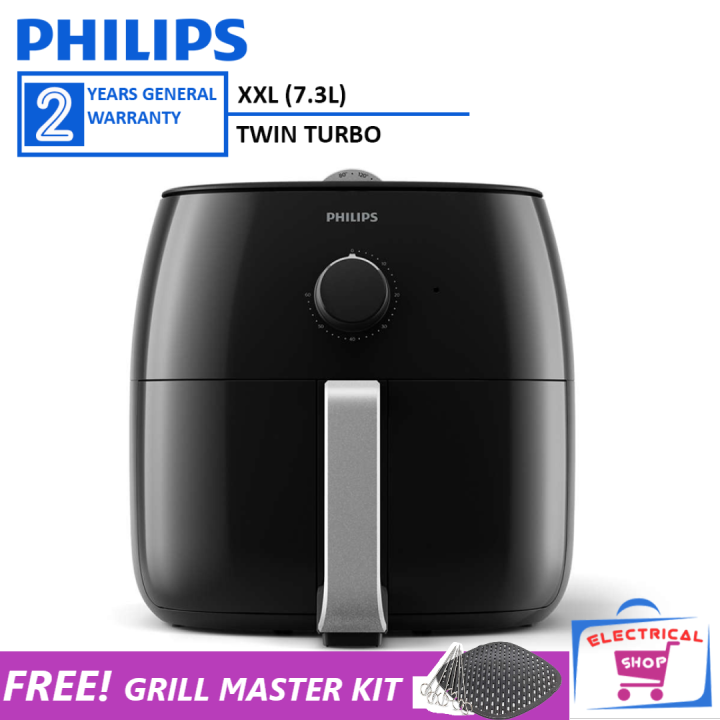 Philips XXL Air Fryer HD9630 (Fry Bake Grill Roast Reheat) Twin Turbo 7