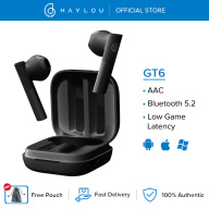 Haylou GT6 GamePods Ghép nối tự động Tai nghe Bluetooth 5.2, Âm thanh nổi mono và AAC Tai nghe không dây độ trễ thấp thumbnail