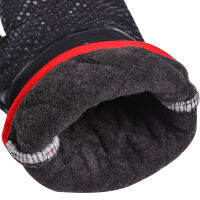 Heat-Resistant Oven Mitts - Set of 2 Silicone Kitchen Oven Mitt Gloves, Black