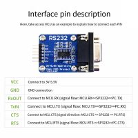 “{: TTL เป็น RS232โมดูล TTL RS232ตัวผู้หญิงโมดูลแปลงซึ่งกันและกันการแปลงระดับซีเรียลเพื่อ SP232 TTL พอร์ตอนุกรมป้องกัน ESD