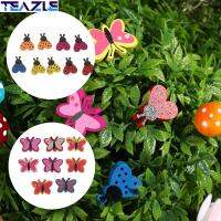 TEAZLE 61ชิ้นรูปปั้นแบบทำมือสำหรับตกแต่งสวนภาพวิวมอสอุปกรณ์ทำสวนนางฟ้าขนาดเล็ก