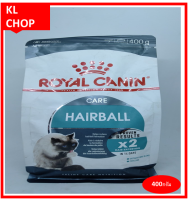 Royal Canin Hairball Care.อาหารแมวโตสำหรับแมวอายุ 1 ปี ขึ้นไป 400กรัมช่วยดูแลปัญหาก้อนขนลดการจับตัวของก้อนขน และขับออกทางอุจจาระ เห็นผลภายใน14วัน