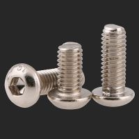 M6*8/10-50mm 10.9 Nickel Plated Mushroom Head Hex Screws  Round Head Hexagon Head Screws ISO7380 Nails Screws  Fasteners