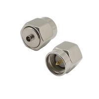 1PCS Nickel plated SMA Male Plug to IPX U.fl Male Plug RF Coaxial Converter Connector Straight Adapter Electrical Connectors