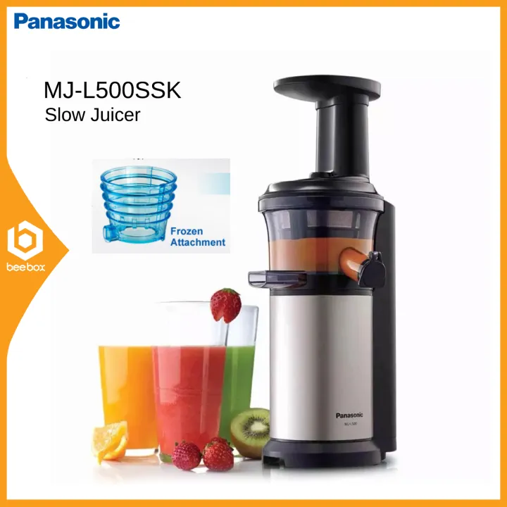 Panasonic Slow Juicer MJL500SSK with Frozen Attachment Lazada