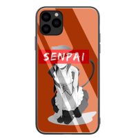 Sugoi Senpai Anime waifu iPhone 11 Pro XS Max XR X 8 7 6 6S Plus TPU Tempered Glass Case