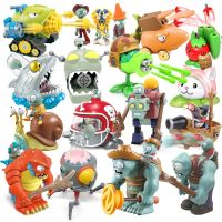 1pcs New Plant Pirate Peashooter gatling pea shooter Zombie boss Action Figure Model Toy dolls Shooting Toy Kids Gifts For boys