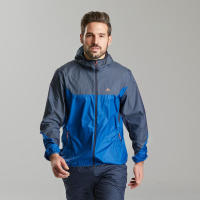 เสื้อแจ็คเก็ตผู้ชาย เสื้อกันลม เสื้อเดินป่า เสื้อเดินป่ากันลม QUECHUA Mens Windproof Walking Jacket - Blue