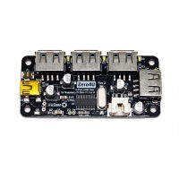 ZERO4U บอร์ดฮับ USB 4พอร์ตที่ไม่มีหมุด POGO